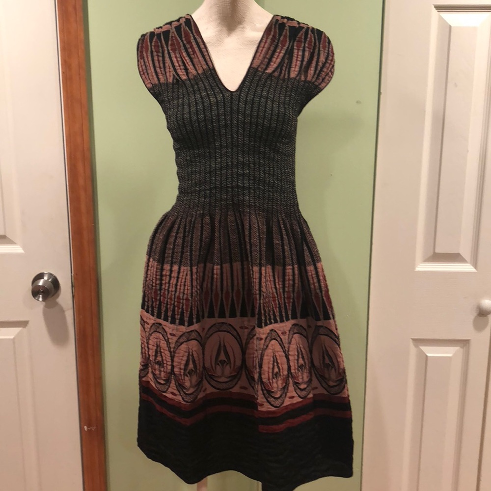 Black and red print MaxStudio dress